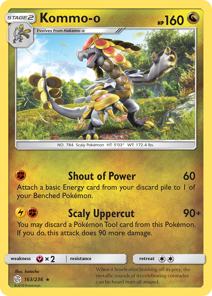 Kommo-o (163/236) - Cosmic Eclipse Pokémon Card