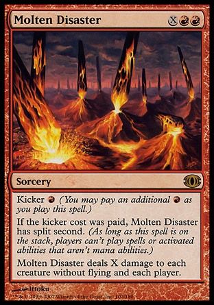 Molten Disaster (Future Sight) Trading Card