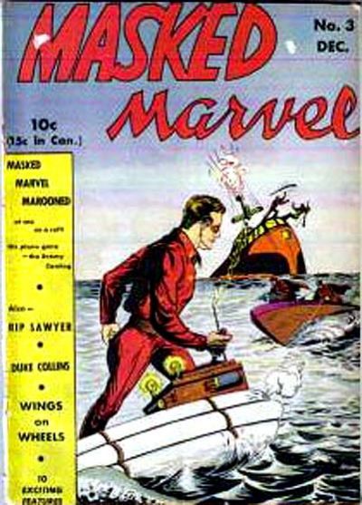 Masked Marvel #3 Comic
