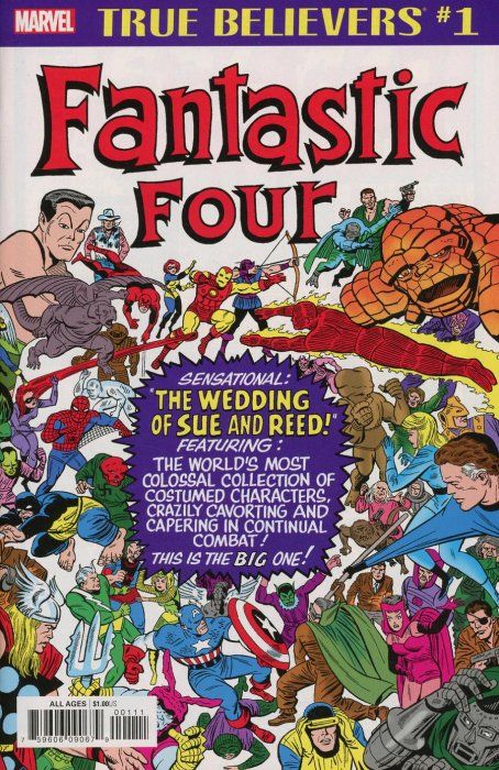 True Believers: Fantastic Four - Wedding of Reed and Sue Comic
