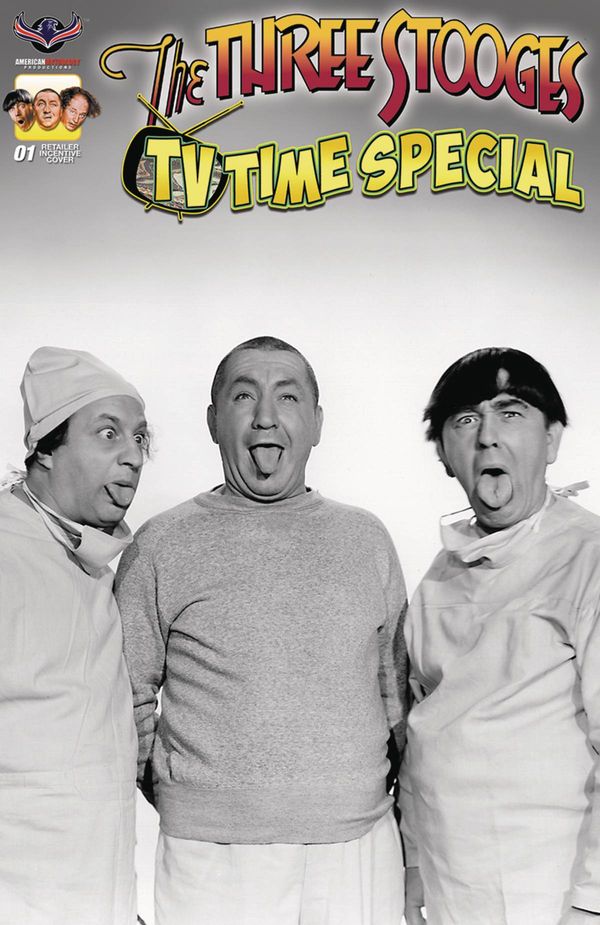 Three Stooges Tv Time #1 (3 Copy Cover B/w Photo Cover)