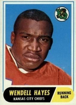 Wendell Hayes 1968 Topps #40 Sports Card
