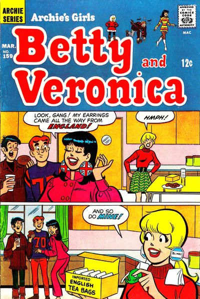 Archie's Girls Betty and Veronica #159 Comic