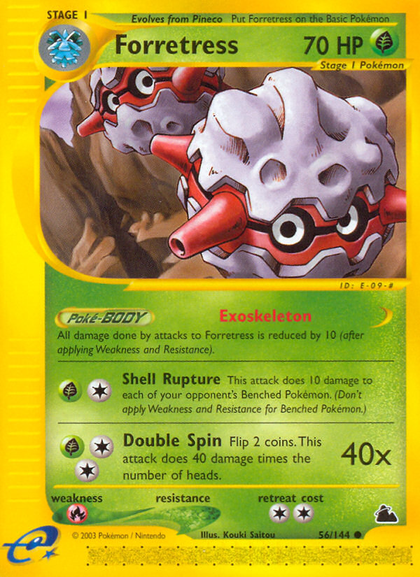 Forretress (56/144) - Skyridge Pokémon Card