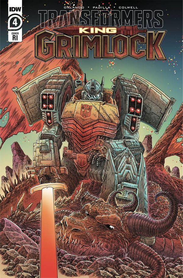 Transformers King Grimlock #4 (Cover C 10 Copy Cover Stokoe)