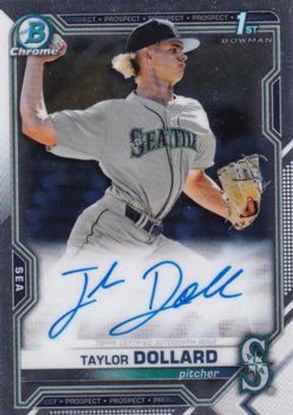 Taylor Dollard 2021 Bowman Chrome - Prospect Autographs Baseball #CPA-TDO