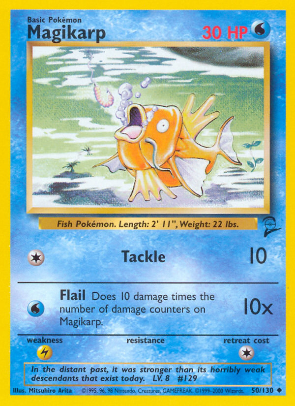 Magikarp (50/130) - Base Set 2 Pokémon Card