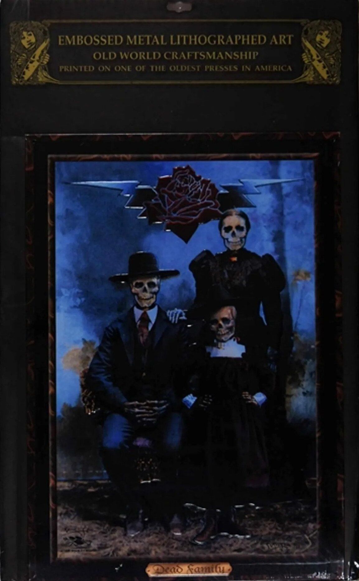 Grateful Dead Family Portrait Tin Sign 1998 Concert Poster