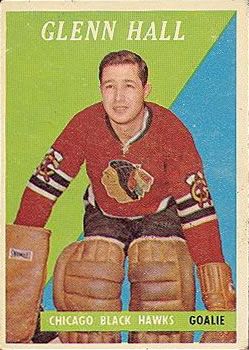 Glenn Hall 1958 Topps #13 Sports Card