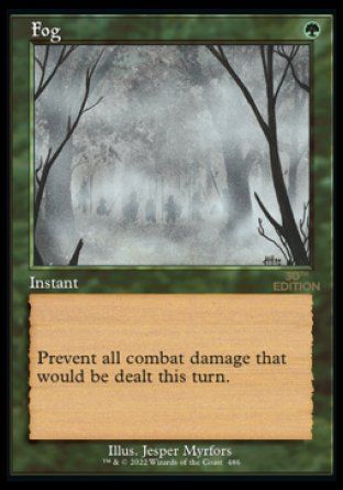 Fog (Magic 30th Anniversary Edition - Old Frame) Trading Card