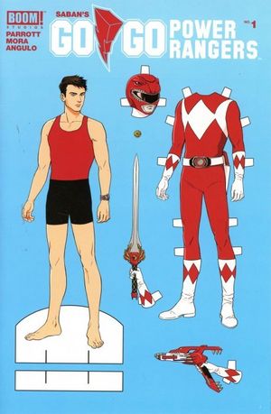 Saban's Go Go Power Rangers #1 (Unlock Paper Doll Variant)