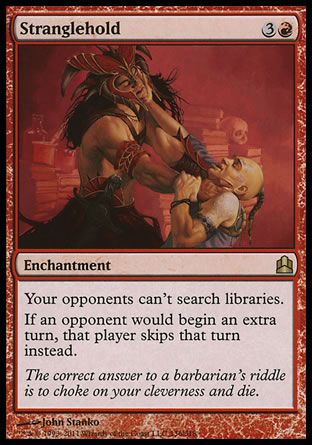 Stranglehold (MTG Commander) Trading Card