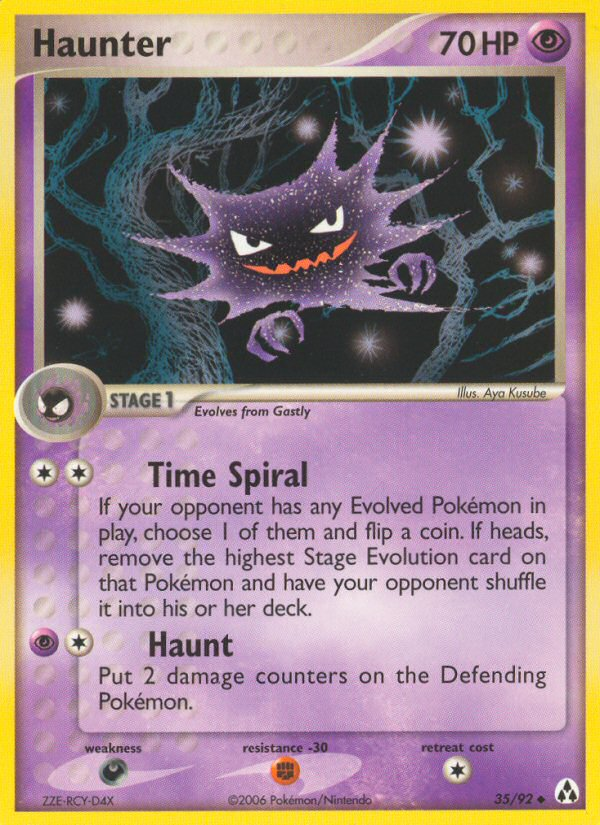 Haunter (35/92) - Legend Maker Pokémon Card