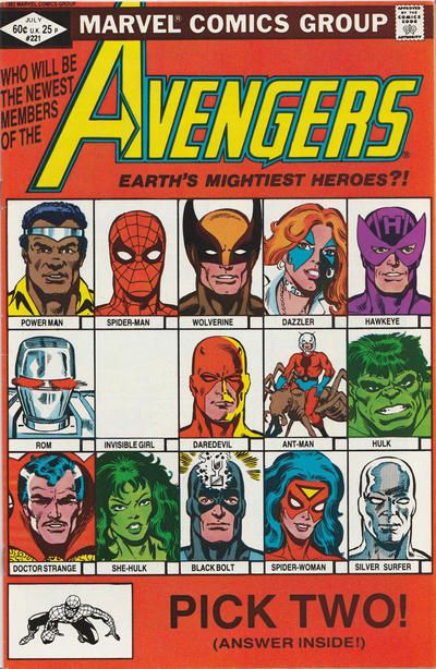 Avengers #221 Comic
