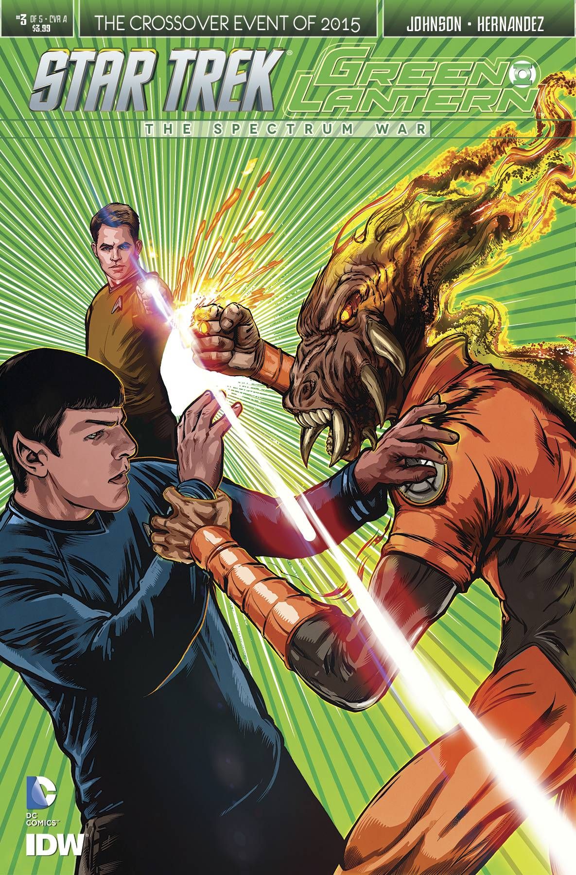 Star Trek Green Lantern #3 Comic