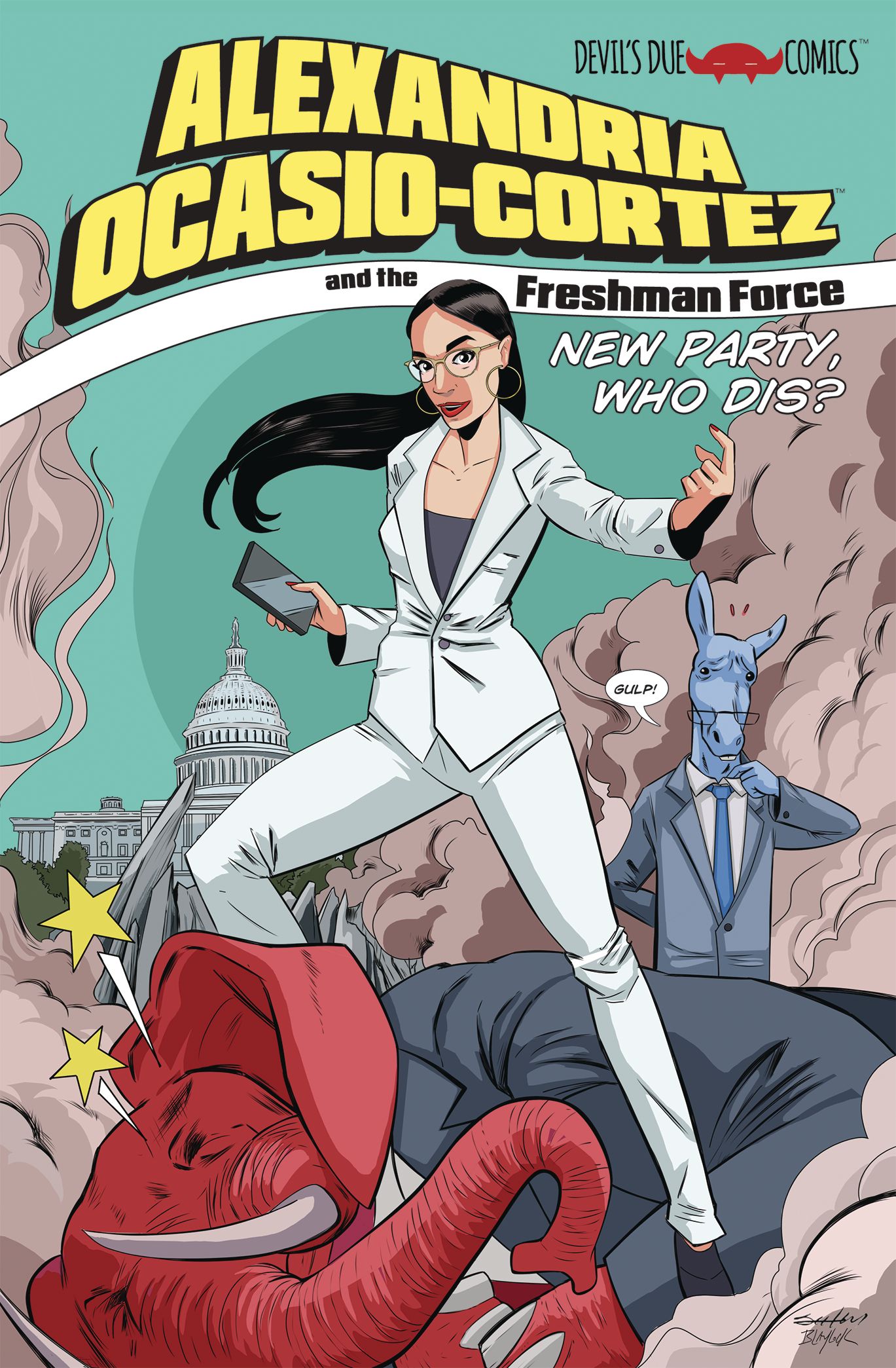 Alexandria Ocasio-Cortez and the Freshman Force Comic