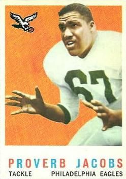 Proverb Jacobs 1959 Topps #108 Sports Card