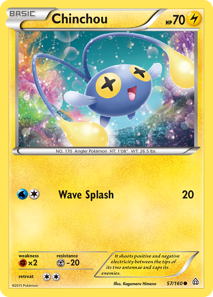 Chinchou (57/160) - Primal Clash Pokémon Card