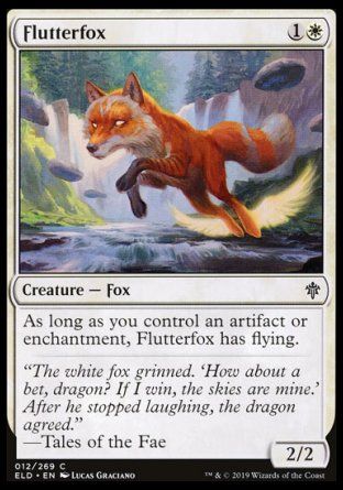 Flutterfox (Throne of Eldraine) Trading Card