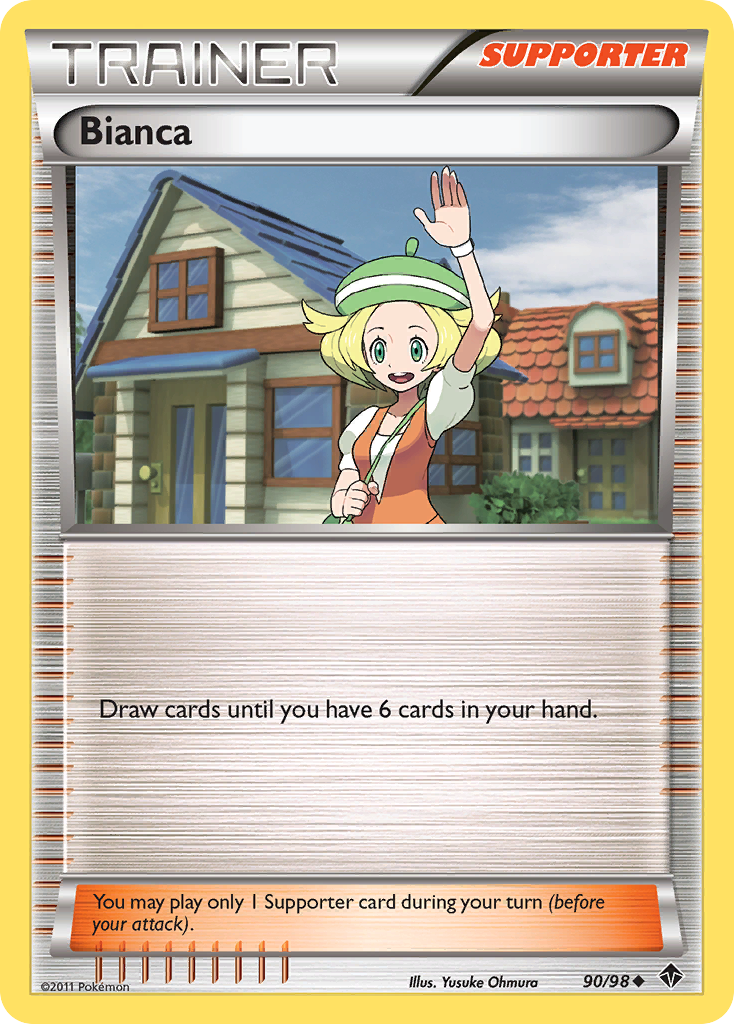 Bianca (Trainer: Supporter) (90/98) - Emerging Powers Pokémon Card