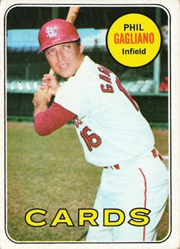 Phil Gagliano 1969 Topps #609 Sports Card