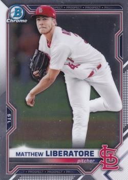 Matthew Liberatore 2021 Bowman Chrome - Prospects Baseball #BCP-234 Sports Card