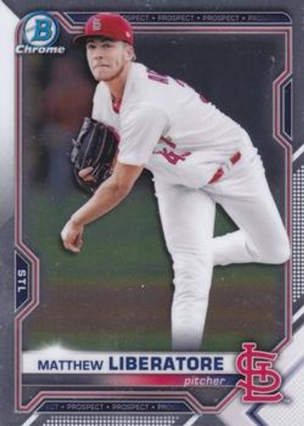 Matthew Liberatore 2021 Bowman Chrome - Prospects Baseball #BCP-234