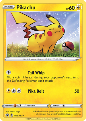 Pikachu (SWSH039) - SWSH Black Star Promos