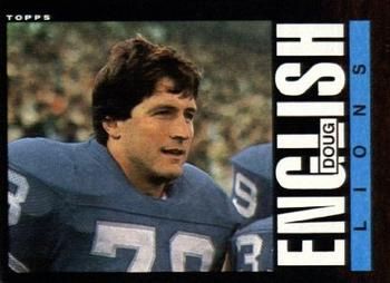 Doug English 1985 Topps #58 Sports Card