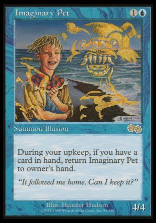 Imaginary Pet (Urza's Saga) Trading Card