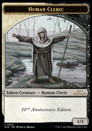 Human Cleric (Magic 30th Anniversary Edition) Trading Card