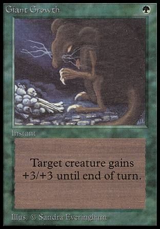 Giant Growth (Beta) Trading Card