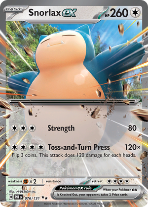 Snorlax ex (76/131) - Prismatic Evolutions