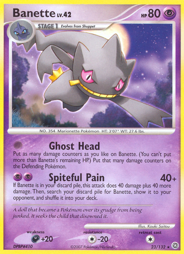 Banette (23/132) - Secret Wonders Pokémon Card