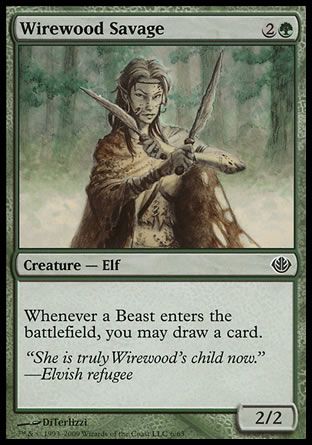 Wirewood Savage (Garruk vs. Liliana) Trading Card