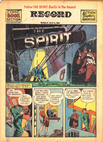 Spirit Section #5/2/1943 Comic