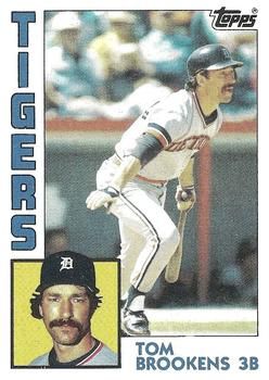  Baseball MLB 1983 Topps #119 Tom Brookens Tigers