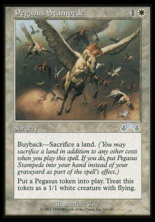 Pegasus Stampede (Exodus) Trading Card