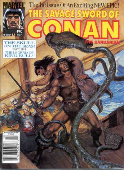 The Savage Sword of Conan #190 Comic