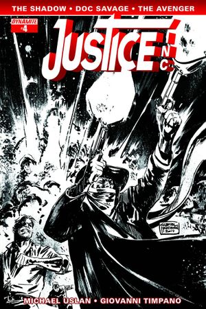 Justice Inc #4 (10 Copy Hardman B&amp;w Incv)