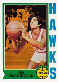Jim Washington 1974 Topps #41 Sports Card