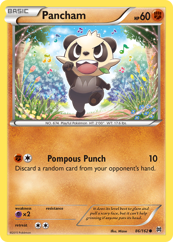 Pancham (86/162) - BREAKthrough Pokémon Card