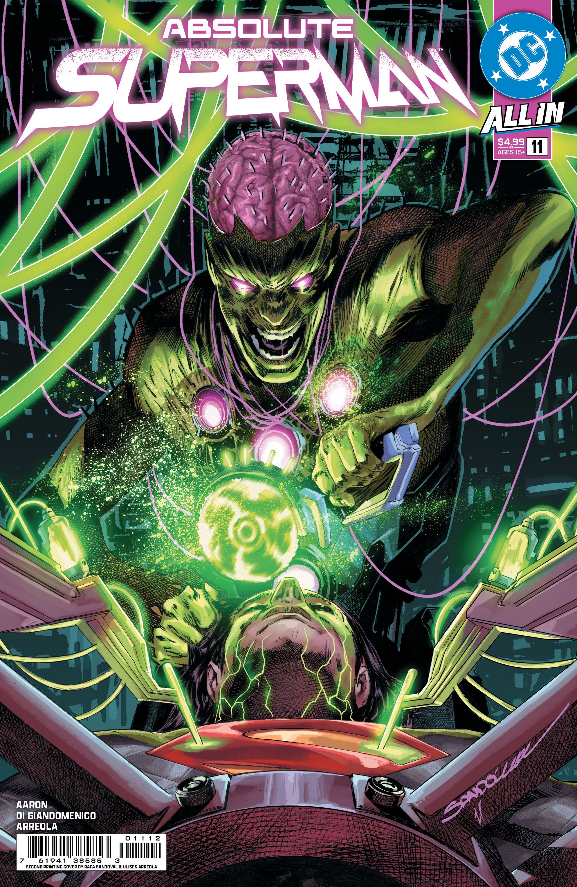 Absolute Superman #11 (Second Printing Cvr A Rafa Sandoval) Comic