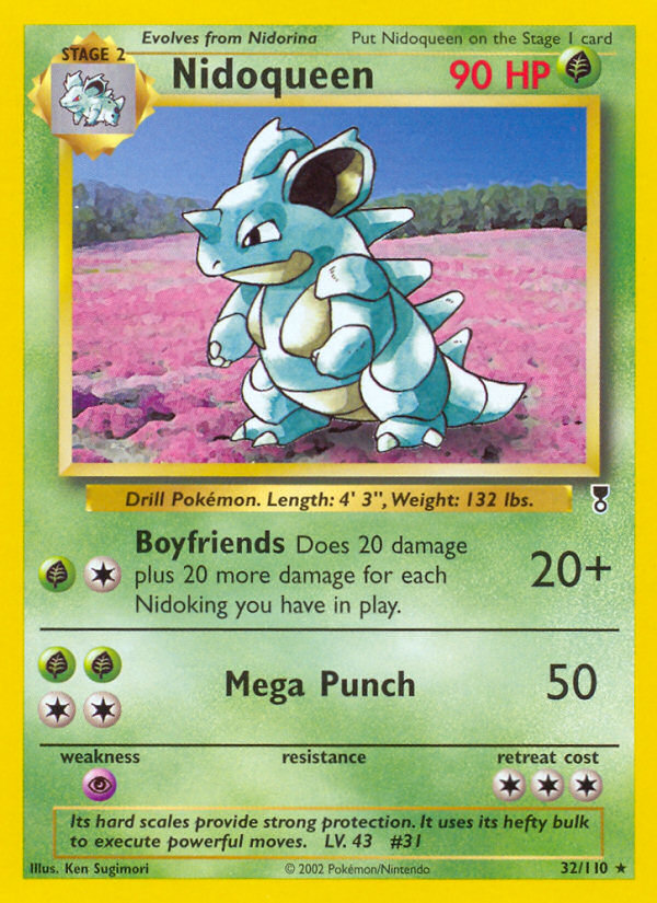 Nidoqueen (32/110) - Legendary Collection Pokémon Card