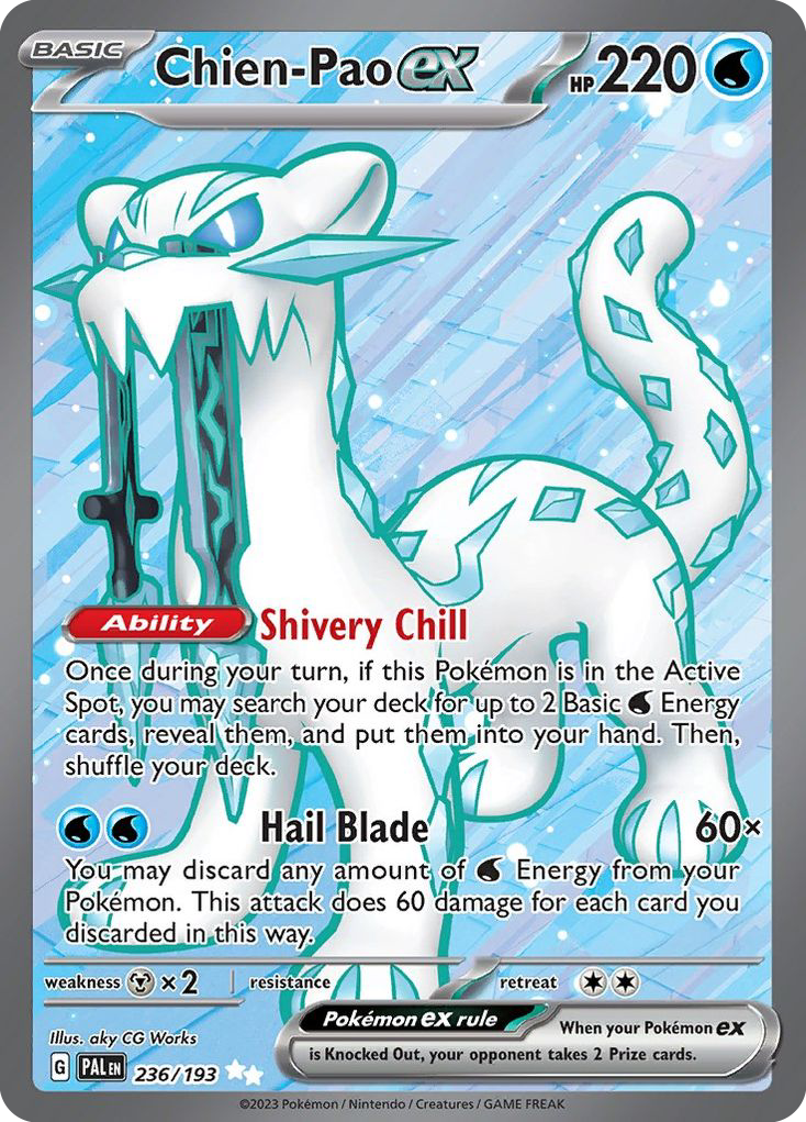 Chien-Pao ex (236/193) - Paldea Evolved Pokémon Card