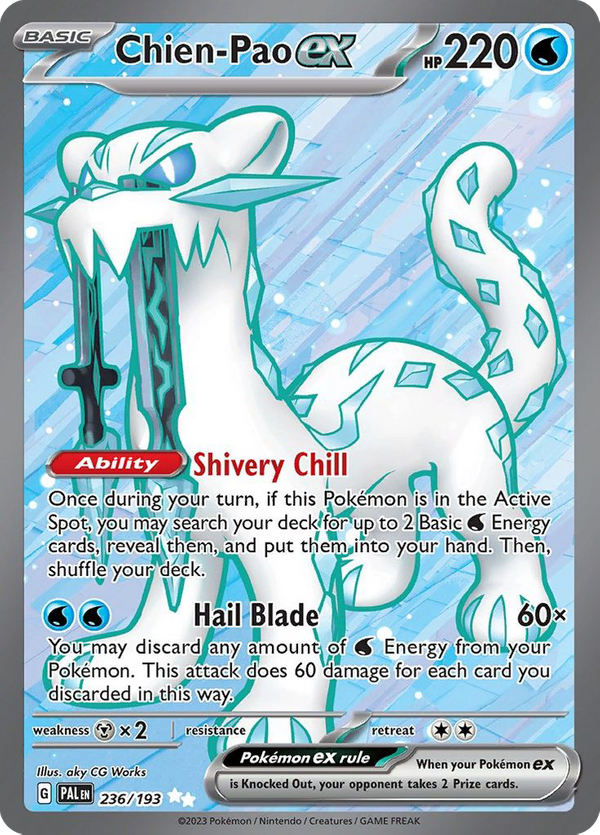 Chien-Pao ex (236/193) - Paldea Evolved