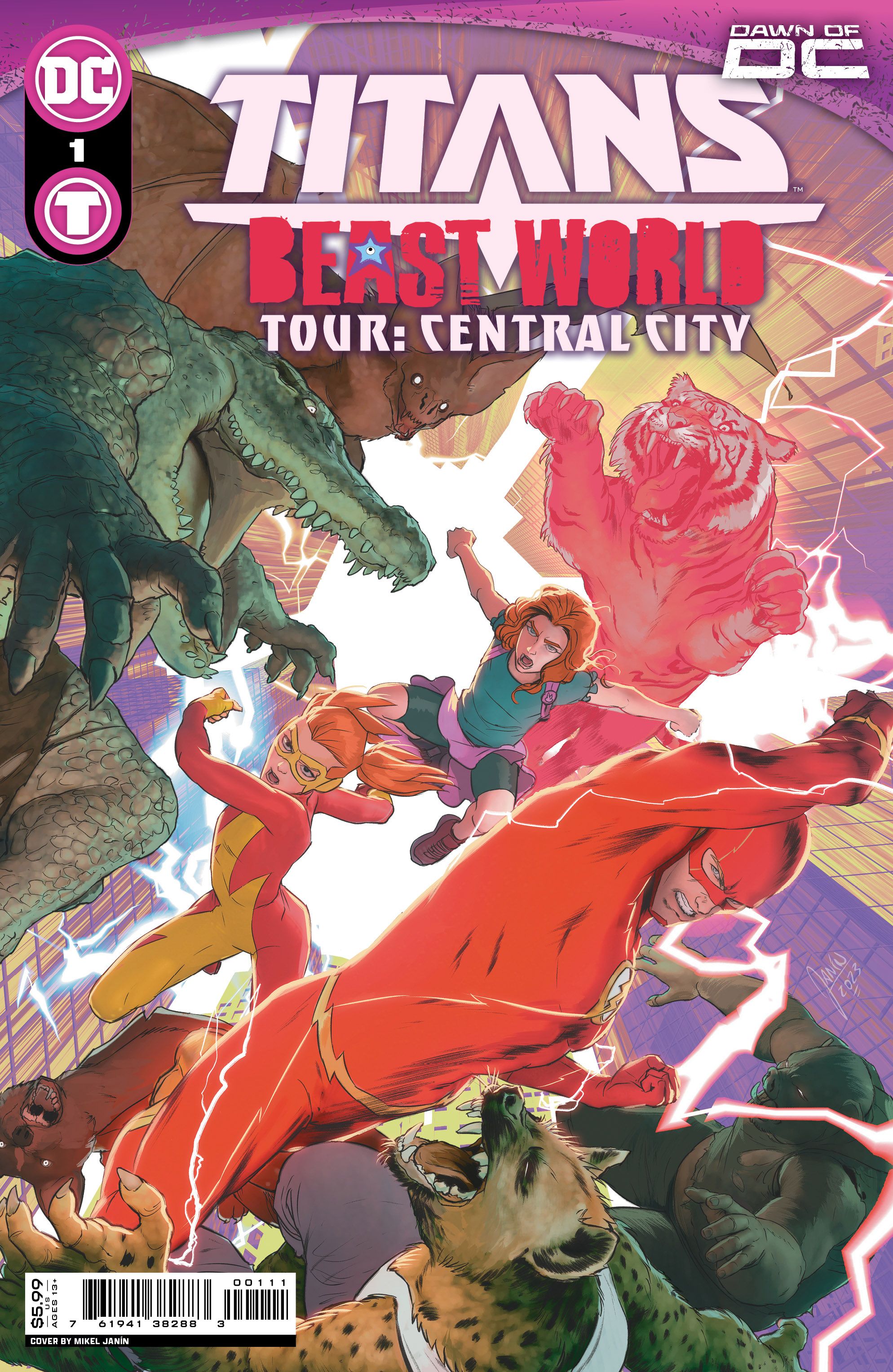 Titans: Beast World Tour - Central City #1 Comic