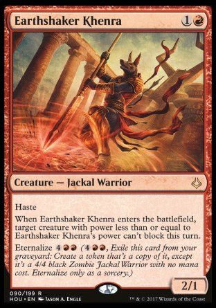 Earthshaker Khenra (Hour of Devastation) Trading Card