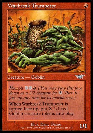 Warbreak Trumpeter (Legions) Trading Card