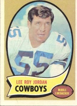 Lee Roy Jordan 1970 Topps #71 Sports Card